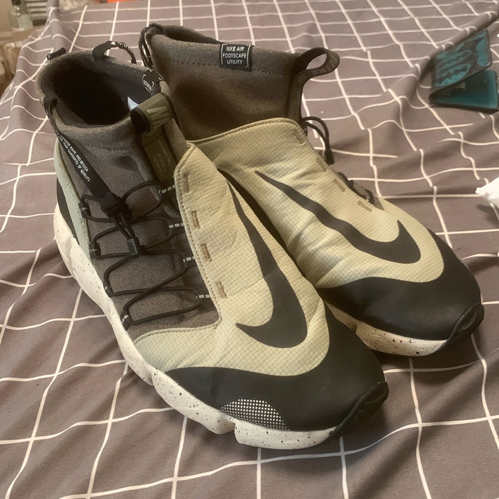nike footscape mid utility olive